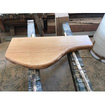Waschtisch, Eiche, Regal, Brett, Gäste-WC, Massivholz,geölt, modellierte Baumkante,80x20-40x4,5cm Waschtisch, Eiche, Regal, Brett, Gäste-WC, Massivholz,geölt, modellierte Baumkante,80x20-40x4,5cm